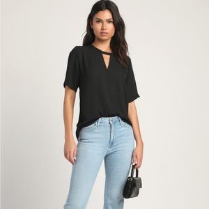 Lulu’s Simply Sophisticated Black Top🖤